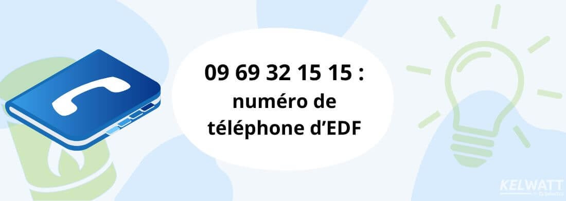 EDF 0969321515 numéro téléphone