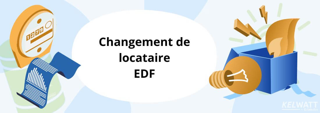 EDF changement locataire relevé compteur