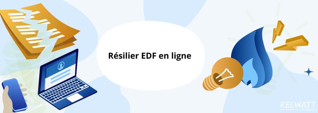 EDF résilier en ligne