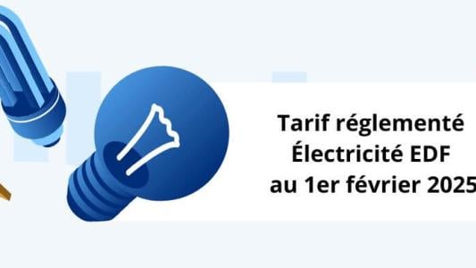 nouveaux tarifs d'électricité EDF au 1ᵉʳ février 2025